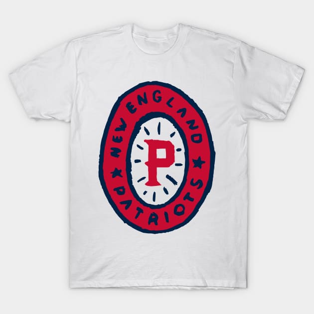 New England Patrioooots 04 T-Shirt by Very Simple Graph